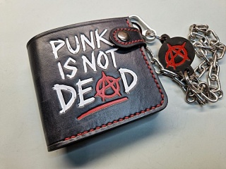 PORTFEL MĘSKI Punk is not dead
